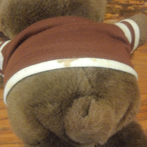 Vtg 80s 🐻 Plush m&m's Teddy Bear Stuffed Animal vintage Shirt 15" Mars Candy - Picture 10 of 15